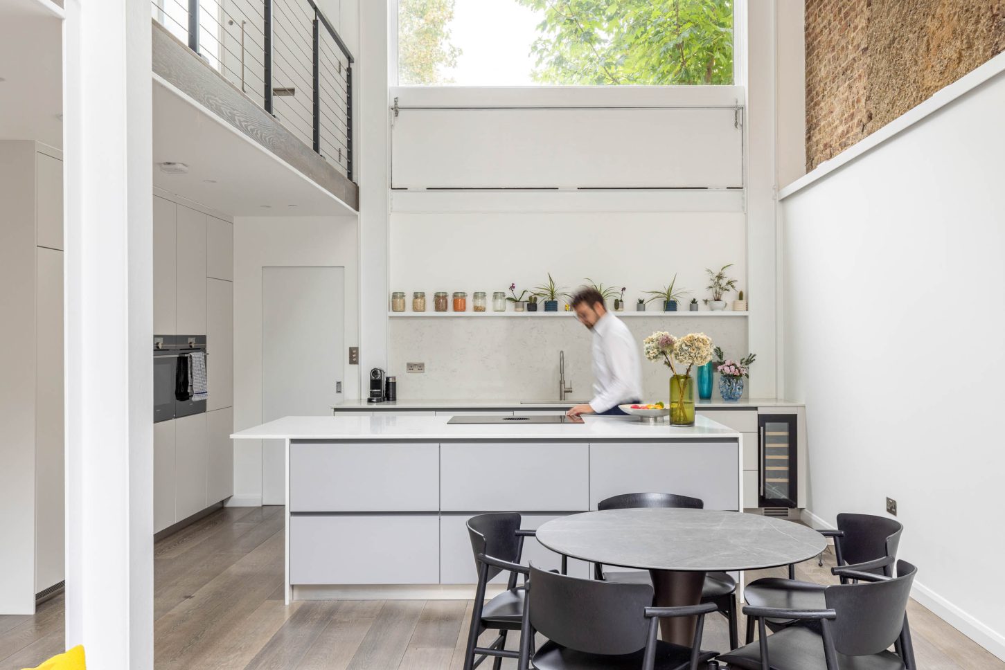 Kitchen and dining area with architect Marcin Salamon of Unknown Makers — Canonbury, London